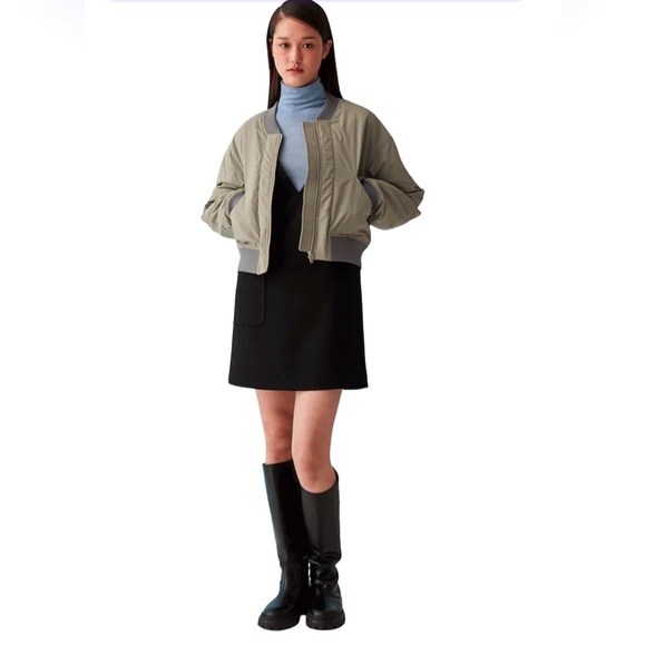 Zara Jackets & Blazers - Zara bomber jacket with quilted black lining Size XL PIT TO PIT 23” LENGHT 20”